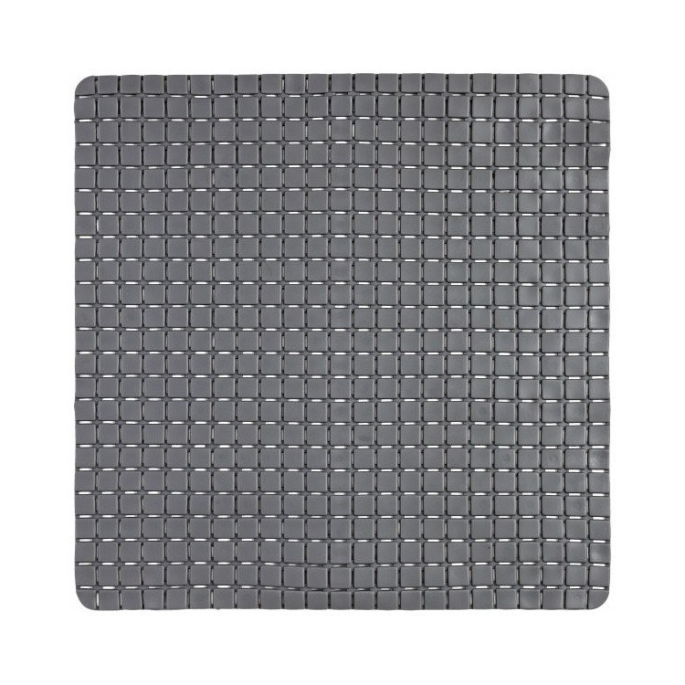 TAPPETO ANTISCIVOLO IN PVC MOSAICO GRIGIO 54X54
