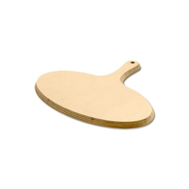 Tagliere Piccolo In Legno Di Betulla Con Manico 25x30 Cm