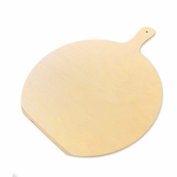 Pala per pizza in legno di betulla con manico 35x46 cm