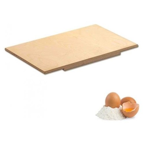 Spianatoia in legno di betulla 50x75 9mm con battitavolo