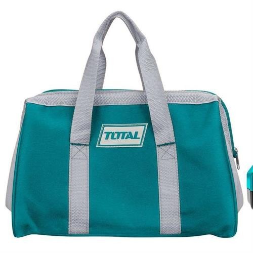 Kit Trapano a Percussione 20V 2 Batterie 2.0 Ah 42 Accessori Punte e Borsa Total