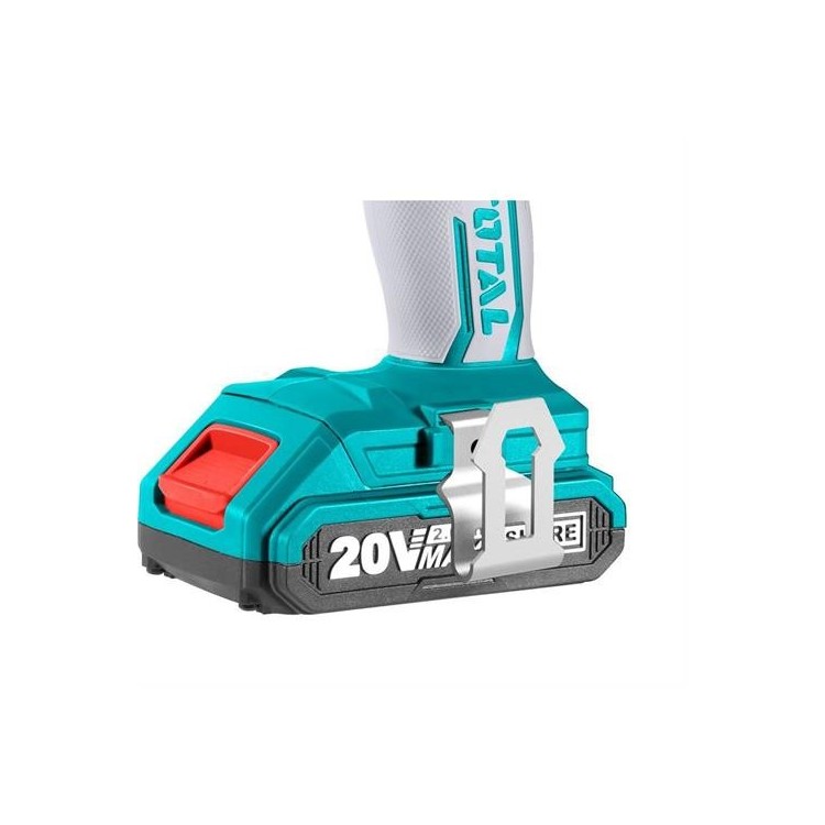 Kit Trapano a Percussione 20V 2 Batterie 2.0 Ah 42 Accessori Punte e Borsa Total