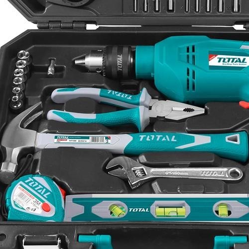Total Kit Trapano 650W + 101 Accessori + Valigia