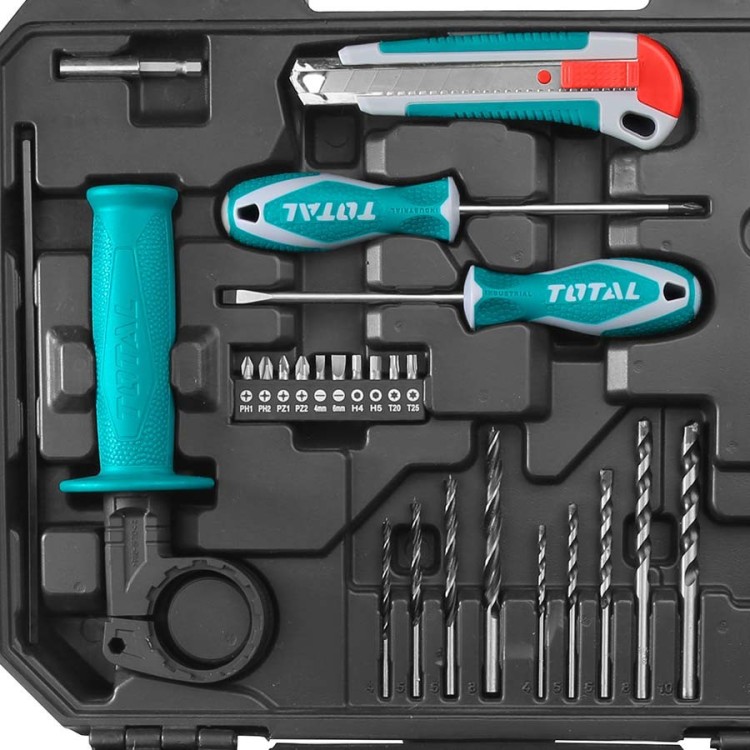 Total Kit Trapano 650W + 101 Accessori + Valigia