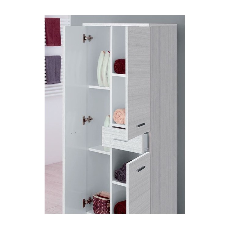 Colonna 3 ante e 1 cassetto Stella L 60 x H 148,5 cm