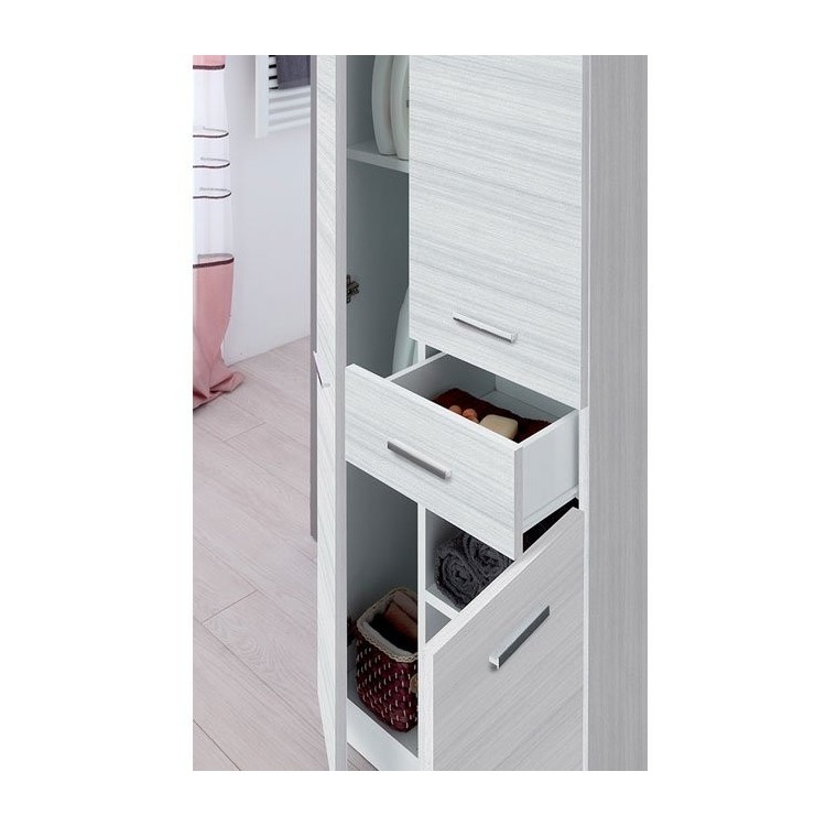 Colonna 3 ante e 1 cassetto Stella L 60 x H 148,5 cm