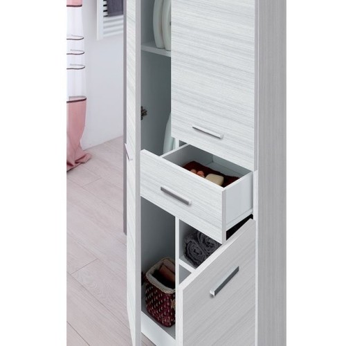 Colonna 3 ante e 1 cassetto Stella L 60 x H 148,5 cm