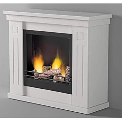 Caminetto a bioetanolo a pavimento raffaello bianco 1.7 L 2