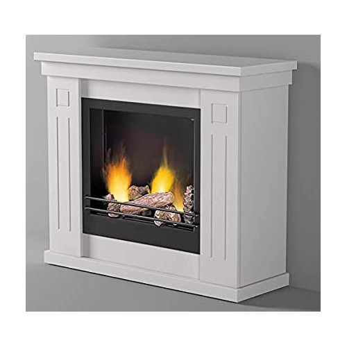 Caminetto a bioetanolo a pavimento raffaello bianco 1.7 L