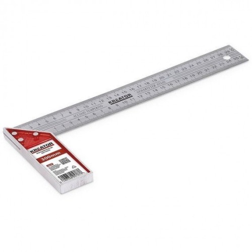 SQUADRA MILLIMETRATA ALLUMINIO MM 300