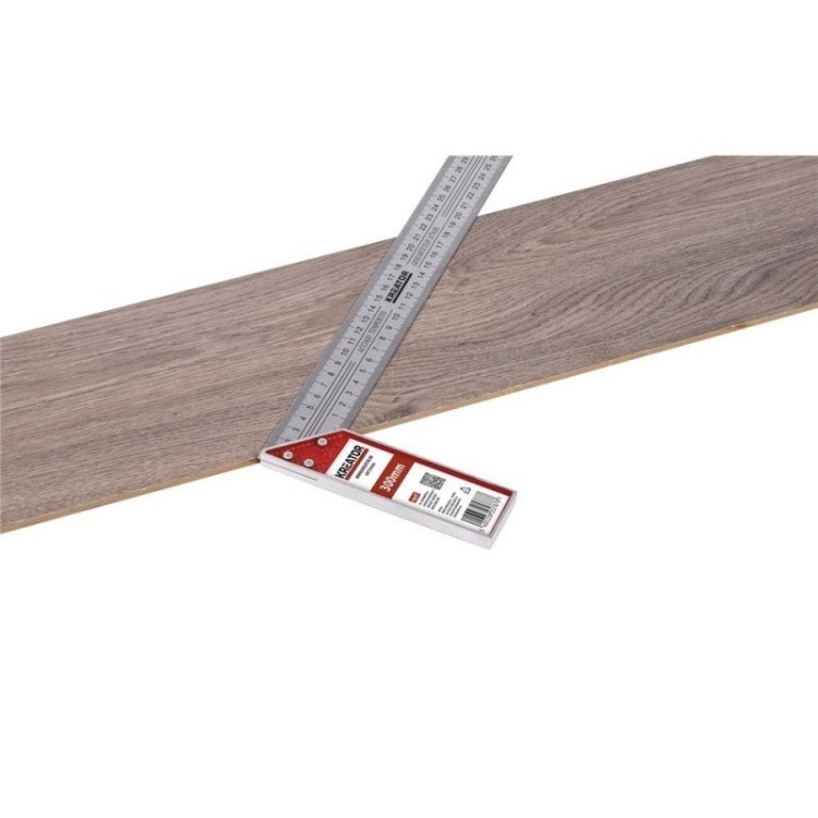 SQUADRA MILLIMETRATA ALLUMINIO MM 300