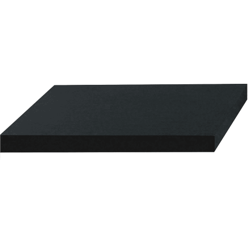 Mensola tamburata quadrata colore Wenge 60x25x5cm