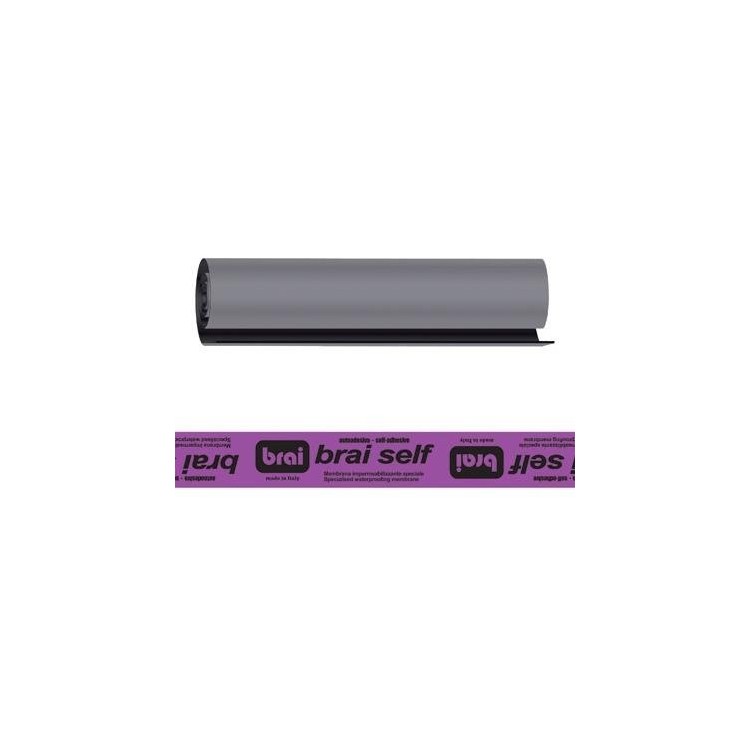 Rotolo guaina 10MT bitume ardesiata AUTOADESIVA prof. Rossa