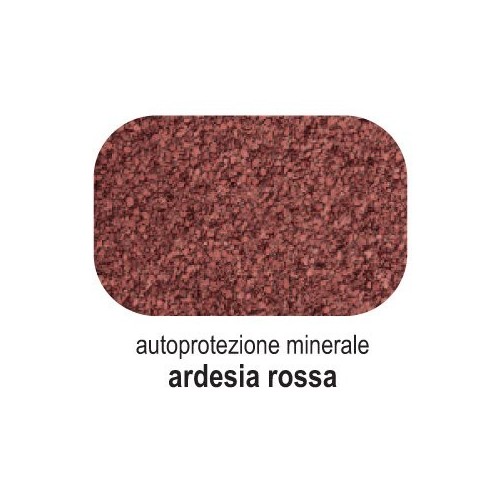 Rotolo guaina 10MT bitume ardesiata AUTOADESIVA prof. Rossa