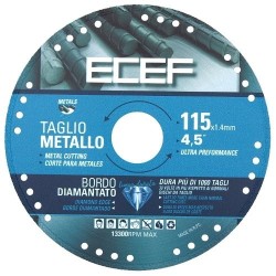 DISCO DIAMANTATO DA TAGLIO PER FERRO 115 MM 4,5"