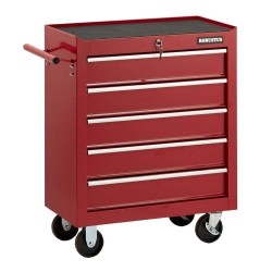 Carrello portautensile da officina 5 cassetti ideale per garage 2