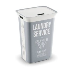 Portabiancheria cesta portapanni 60lt kis