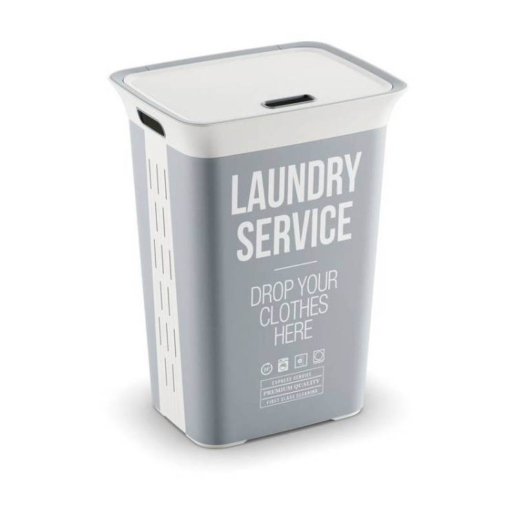 Portabiancheria cesta portapanni 60lt kis