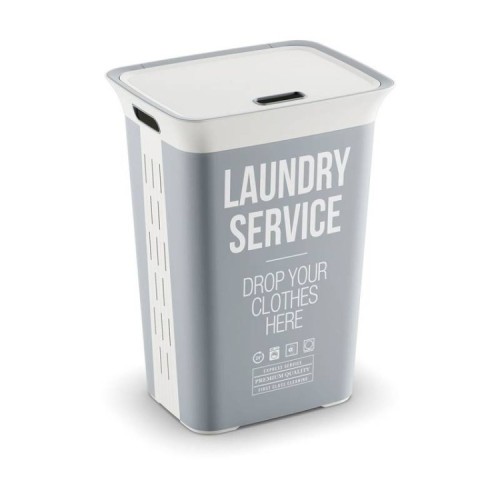 Portabiancheria cesta portapanni 60lt kis