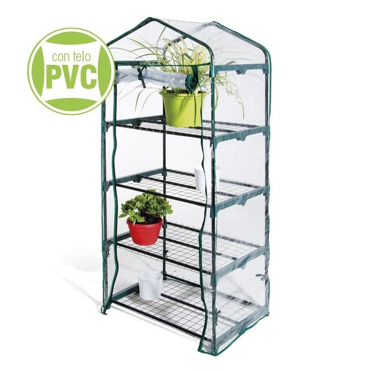 SERRA 4 RIPIANI 69X49X157cm CON TELO PVC