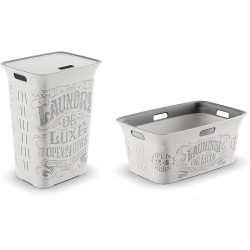 cesta portabiancheria chic basket decorata 390x590xh270mm 2