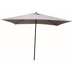 Ombrellone push up 2x3 m  Colore Grigio con Struttura in Acciao
