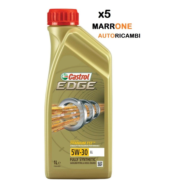 Olio Castrol edge 5w-30 LL advanced full synthetic