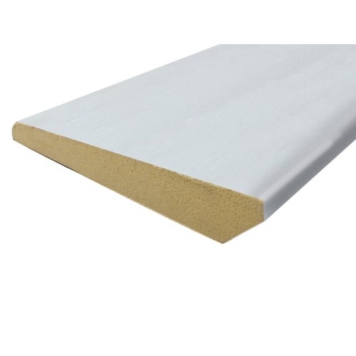 Battiscopa in Ayous ,in massello rivestito 8/12 x 70 x 2400 mm