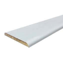 Piattina in ayous disponibile bianco/noce 5x50x2400 mm - Bianco