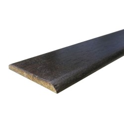 Piattina in ayous disponibile bianco/noce 5x50x2400 mm - Noce