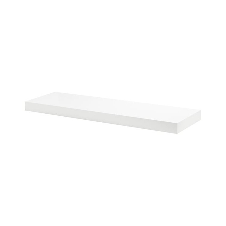 Mensola Big Boy  tamburata colore bianco 900x250x50 mm
