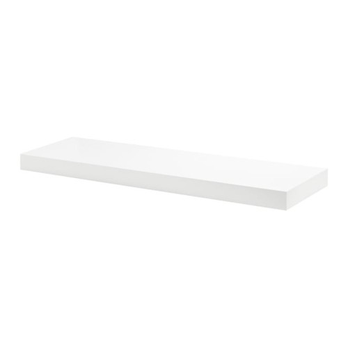 Mensola Big Boy  tamburata colore bianco 900x250x50 mm