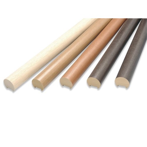 Corrimano tondo in legno di Ayous rovere diam 50x3000 mm