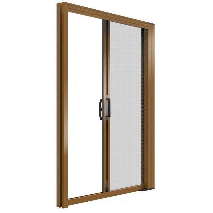 Zanzariera con rullo a frizione 160x250 cm vari colori - Marrone