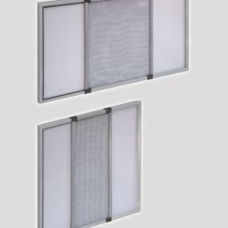 Zanzariera estensibile 50x70 cm telesio - Grigio