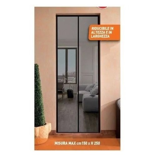 Zanzariera Magnetic Plus 150xH250 cm bianca