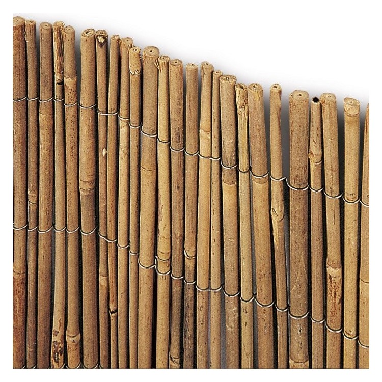 Stuoia Arella Time in canne di bamboo pieno - 100x300