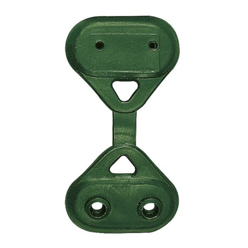 Ganci per fissaggio rete in plastica verde kit 20 pz