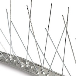 Dissuasore per uccelli in acciaio flessibile 100x2.7 cm