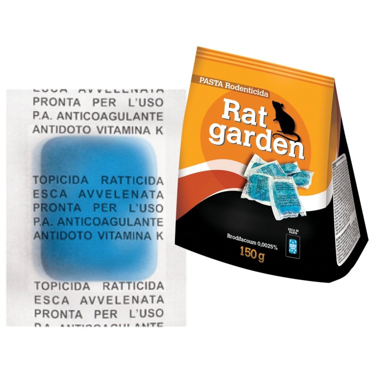 Esca rat garden 150g in sacchetti da 10g cad.