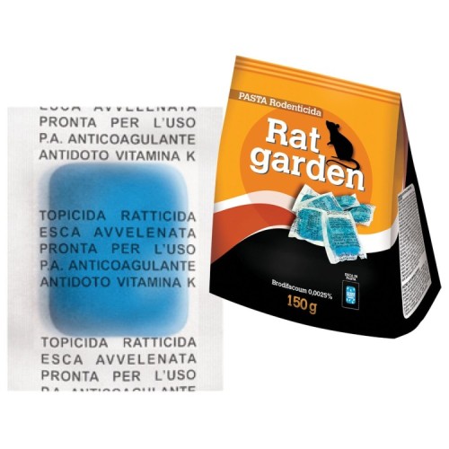 Esca rat garden 150g in sacchetti da 10g cad.