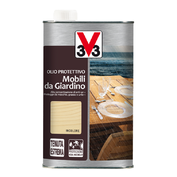 Olio protettivo mobili da giardino tenuta estrema 0,5 L