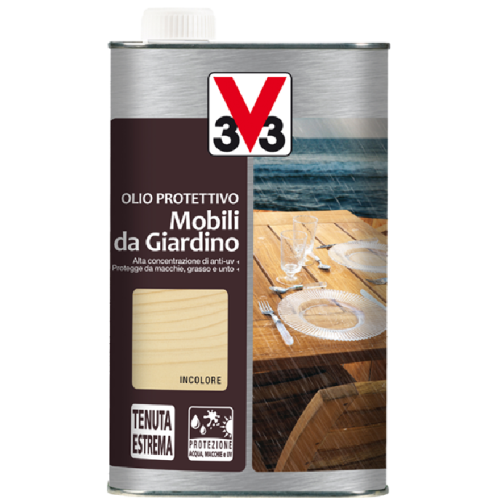 Olio protettivo mobili da giardino tenuta estrema 0,5 L