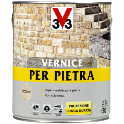 V33 Vernice per pietra incolore protezione a lunga durata - 1L