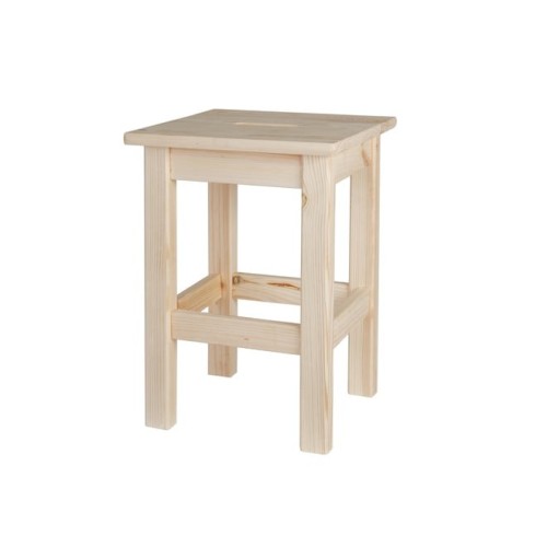 Sgabello in abete traversina in legno Faggio