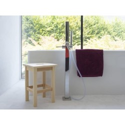 Sgabello in abete traversina in legno Faggio 2