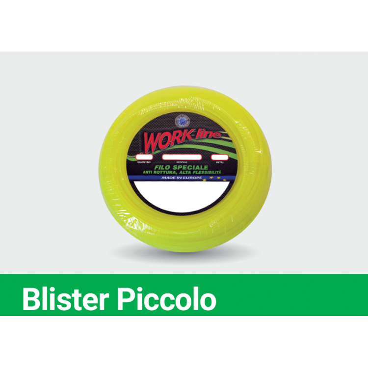 Filo quadrato  in nylon  Workline disponibile con vari diametri - 2.4mmx17mt