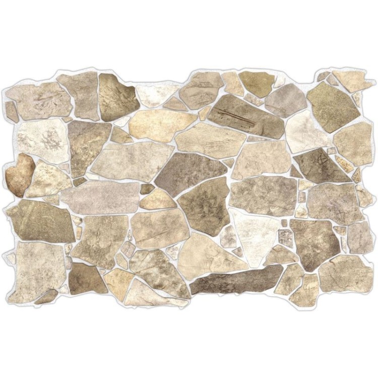 Pannello decorativo in pietra 3D in PVC sp.6mm
