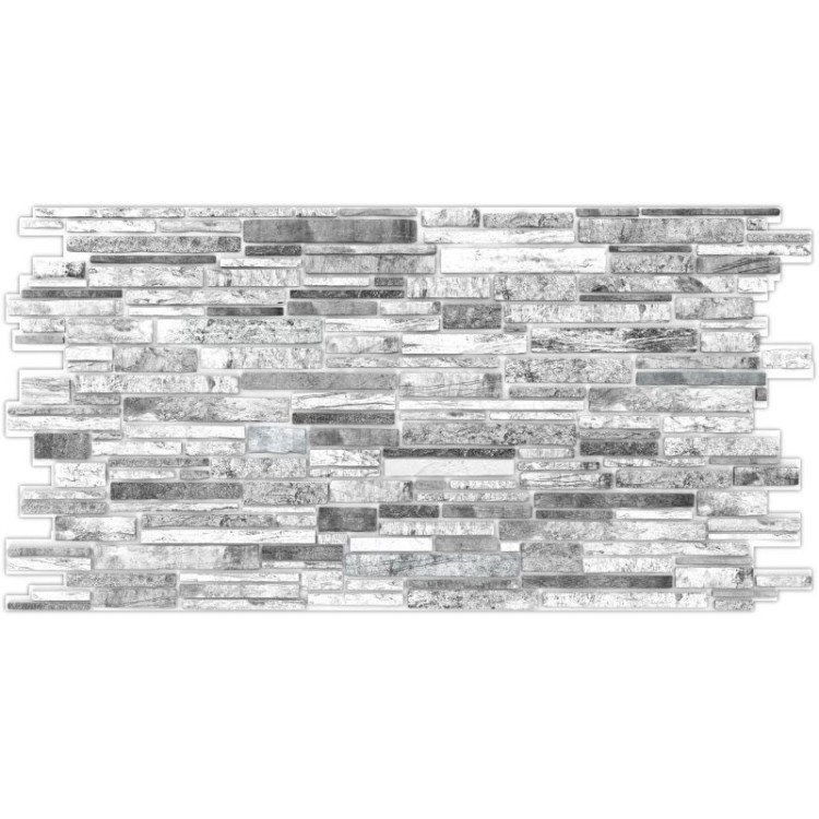 Pannello decorativo in pietra 3D in PVC sp. 3 mm