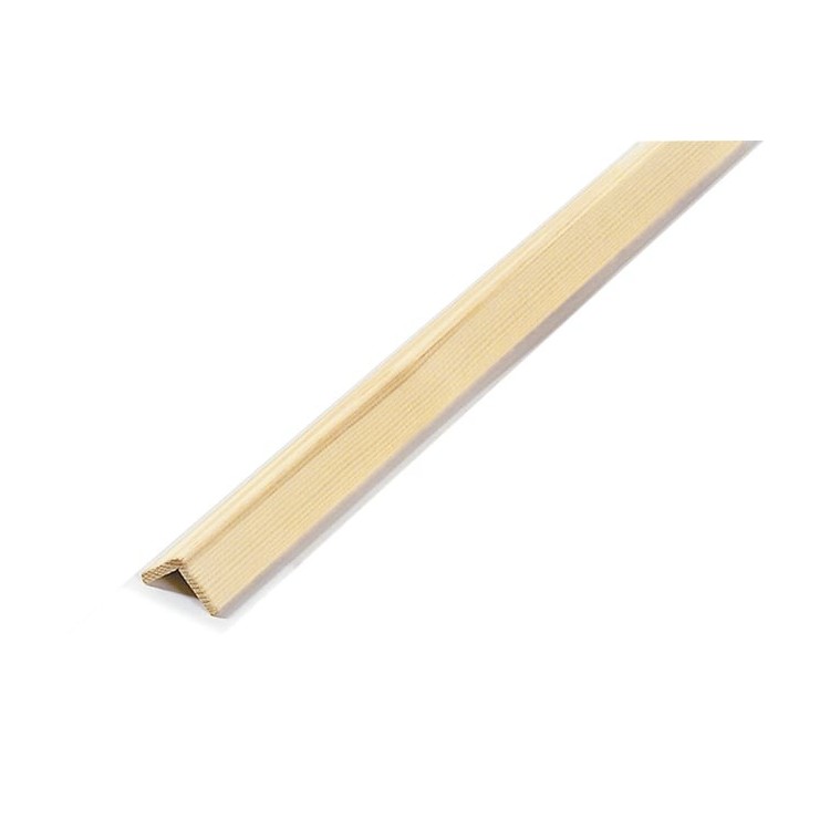 Paraspigolo in Pino 28 x 28 x 3000 mm Grezzo
